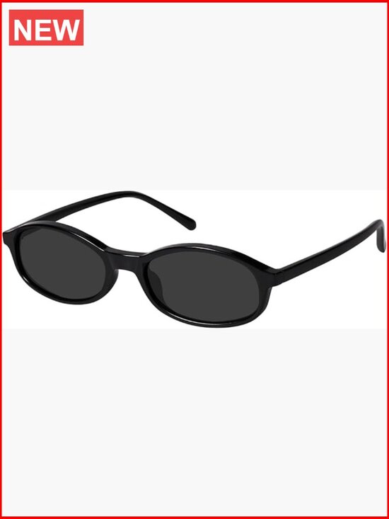 Trendy Rectangle Oval Sunglasses Retro 90s Small Style UV400 Protection